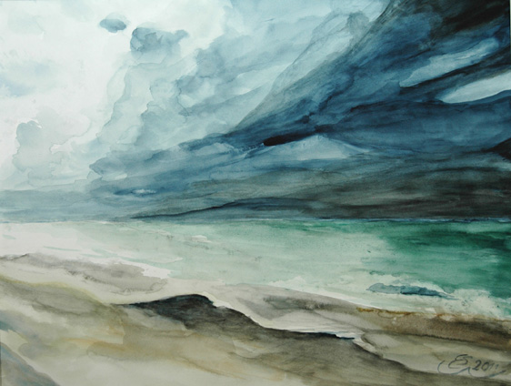 Unwetter ber dem Meer II